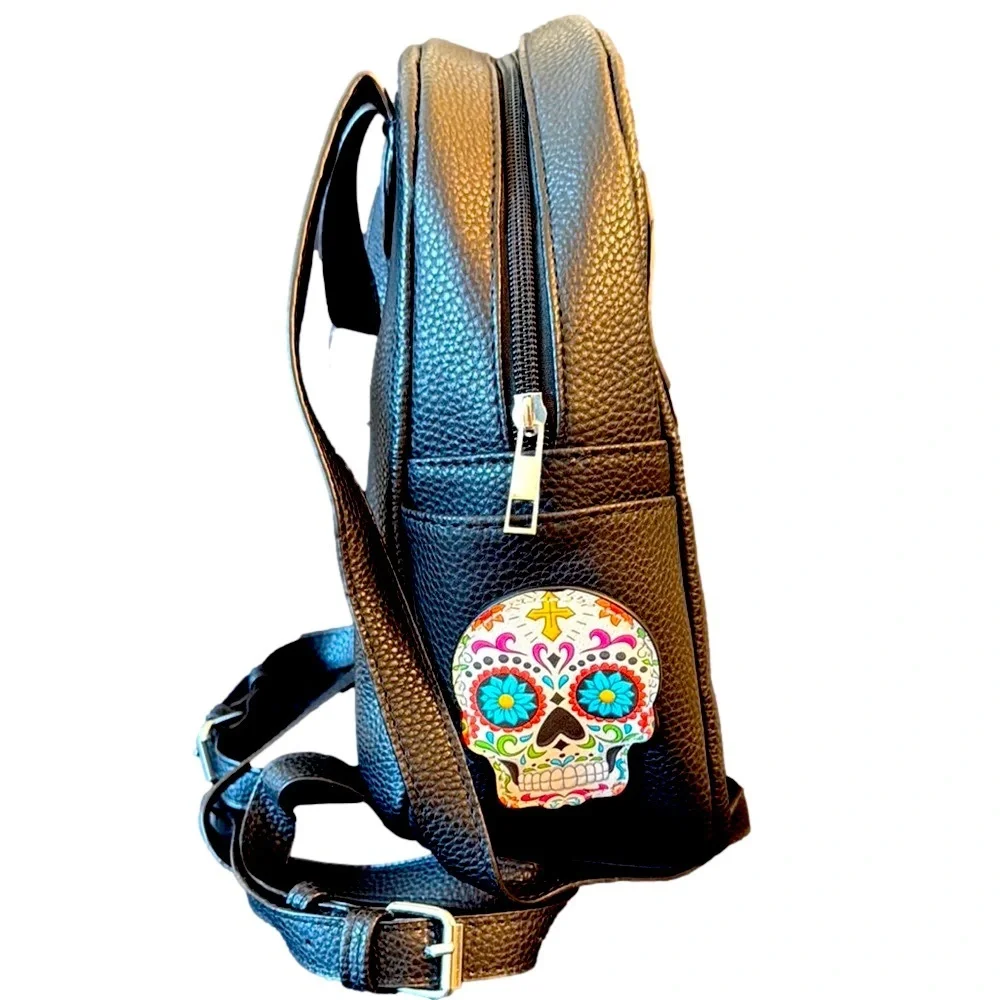Sugar Skull Day of the Dead Backpack Sleepyville Critters Travel School College